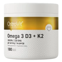 OstroVit Omega 3 D3+K2 180 kapsz