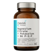 OstroVit Pharma Magnesium Citrate + Potassium + B6 P-5-P 90 kapsz.