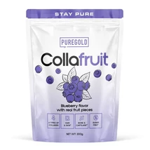 PureGold Collagen Marha és Hal kollagén gyümölcsdarabokkal 300g áfonya