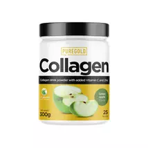 Pure Gold Protein Collagen 300g zöld alma