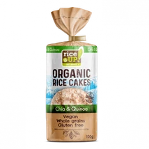 RICE UP gluténmentes BIO chia mag és quinoa ízű barna rizs szelet 120 g
