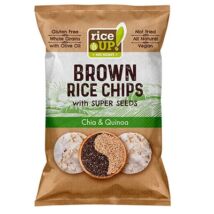 Rice Up Barna Rizs Chips Chia & Quinoa 25 g