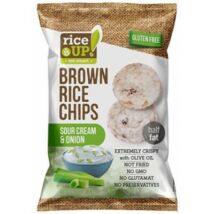 Rice Up Barna Rizs Chips Hagymás-Tejfölös 60 g