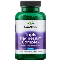 Swanson Triple Magnesium Complex 400 mg 100 kapsz