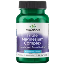 Swanson Triple Magnesium Complex 400 mg 30 kapsz