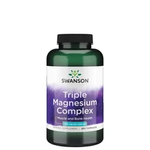 Swanson Triple Magnesium Complex 400 mg 300 kapsz