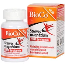 BioCo Szerves Magnézium STOP B6-vitamin tabletta 60x