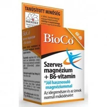 BioCo Szerves Magnézium+B6 tabletta 60x BioCo Szerves Magnézium+B6 tabletta 60x