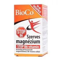 BioCo Szerves magnézium STOP B6-vitamin MEGAPACK tabletta 90x BioCo Szerves magnézium STOP B6-vitamin MEGAPACK tabletta 90x