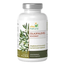 Viva Natura Olajfalevél kivonat vegetáriánus étrend-kiegészítő kapszula (90 db)