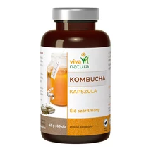 Viva Natura Kombucha kapszula étrend-kiegészítő 60 db / 45 gr Viva Natura Kombucha kapszula étrend-kiegészítő 60 db / 45 gr