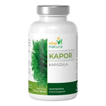 Viva Natura Kapor kapszula vegetáriánus étrend-kiegészítő (120 db)
