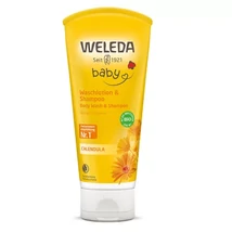 Weleda Bio körömvirágos natúr baba tusfürdő és sampon 200ml