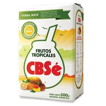 Mate tea CBSé trópusi gyümölcsökkel, 500g Mate tea CBSé trópusi gyümölcsökkel, 500g