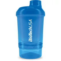 BioTechUSA Keverőpalack Biotech Wave+ Nano 300 ml (+150 ml) kék BioTechUSA Keverőpalack Biotech Wave+ Nano 300 ml (+150 ml) kék