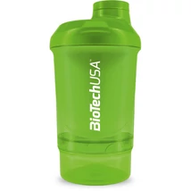 BioTechUSA Keverőpalack Biotech Wave+ Nano 300 ml (+150 ml) zöld BioTechUSA Keverőpalack Biotech Wave+ Nano 300 ml (+150 ml) zöld