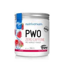 Nutriversum Flow PWO Zero Caffeine 280g raspberry