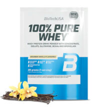 BioTechUSA 100% Pure Whey Tejsavó fehérjepor 28g  Bourbon Vanília