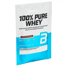 BioTechUSA 100% Pure Whey Tejsavó fehérjepor 28g Csokoládé BioTechUSA 100% Pure Whey Tejsavó fehérjepor 28g Csokoládé