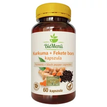 BioMenü Kurkuma + Feketebors 60 kapszula