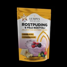 Luxoya Rostpuding 25g - fehércsoki - erdei gyümölcs 