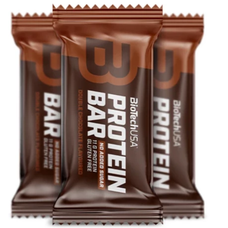 BioTechUSA  Protein Bar fehérjeszelet dupla csokoládé 35g