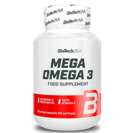 BioTechUSA Mega Omega 3 90 kapszula