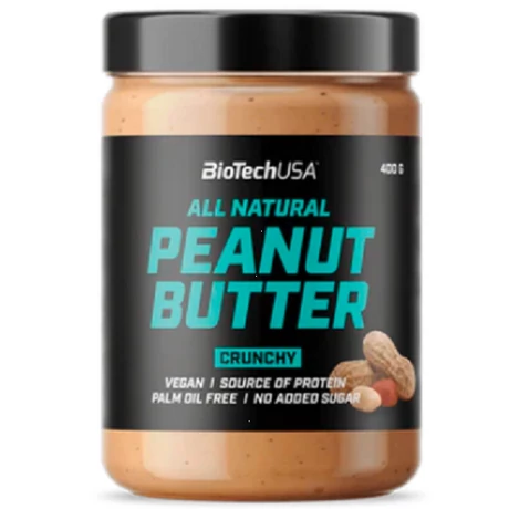 BioTechUSA Peanut Butter mogyoróvaj 400g crunchy