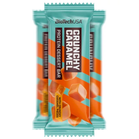 BioTechUSA Protein Dessert Bar fehérjeszelet 50g Crunchy Caramel