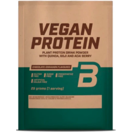 BiotechUSA Vegan Protein, fehérje vegánoknak 25g csokoládé-fahéj