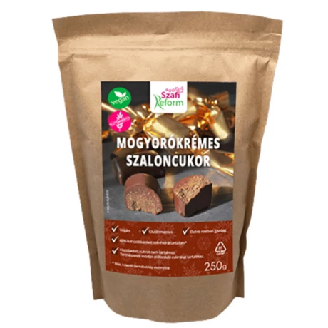 Szafi Reform Mogyorókrémes szaloncukor 250g