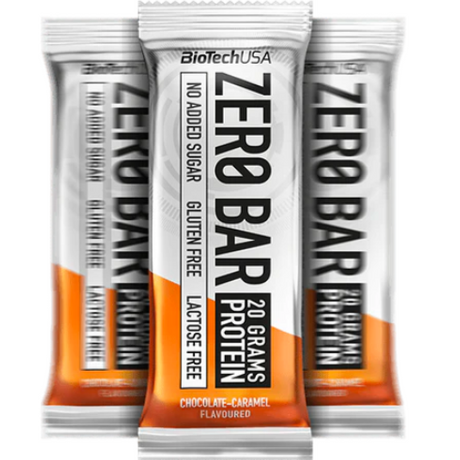 BioTechUSA Zero Bar fehérje szelet 50g Csokoládé-Karamell
