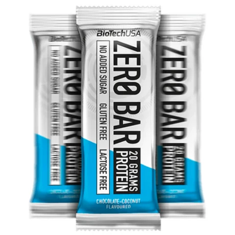 BioTechUSA Zero Bar fehérje szelet 50g Csokoládé-Kókusz