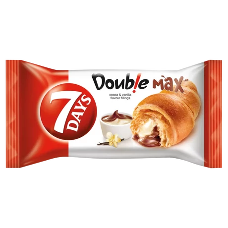 (Sz) 7Days Croissant Double 80g Vaníliás Csokoládé
