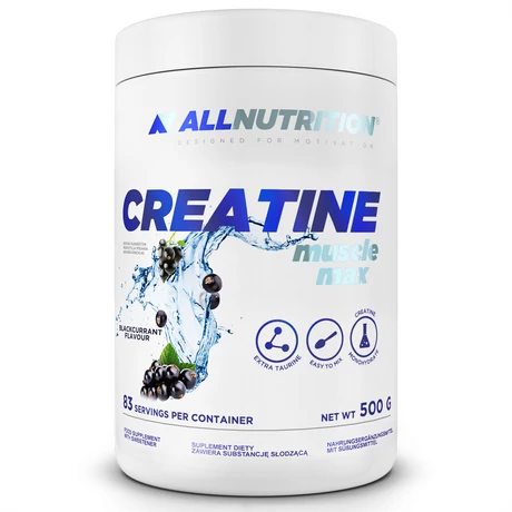 AllNutrition Creatine Muscle Mass 500g feketeribizli