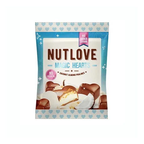 AllNutrition Nutlove Magic Hearts 100g coconut almond pralines
