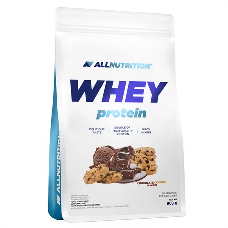 AllNutrition Whey Protein 908g chocolate cookies (Sz)