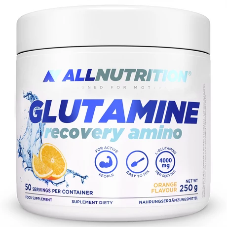 AllNutrition Glutamine Recovery Amino 250g narancs