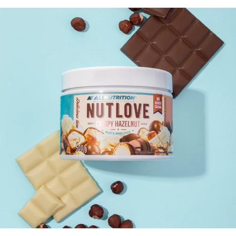 AllNutrition Nutlove 500g tej- és fehér csokoládé mogyoróval