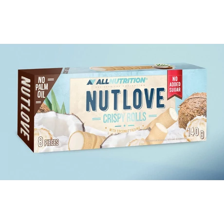 AllNutrition Nutlove Crispy Rolls 140g kókusz