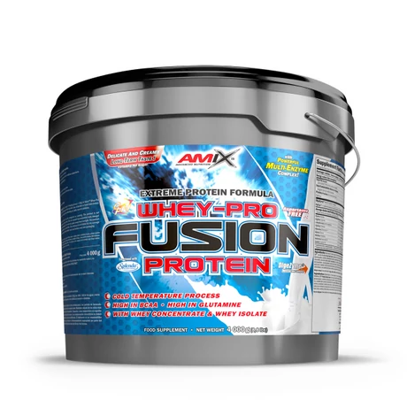 AMIX Nutrition Whey Pro FUSION protein 4000g csokoládé