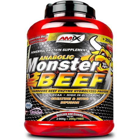 AMIX Nutrition Anabolic Monster BEEF 90% Protein 2000g eper-banán