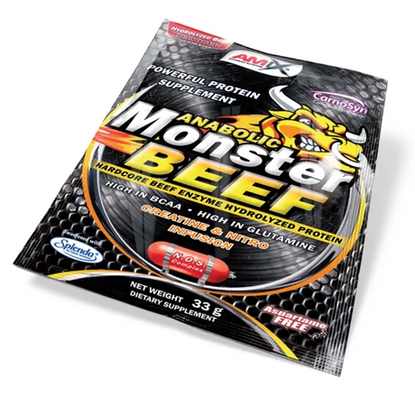 AMIX Nutrition Anabolic Monster BEEF 90% Protein 33g eper-banán