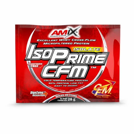 Amix IsoPrime CFM Isolate Apple & Cinnamon ízű tejsavófehérje-izolátum 28 g