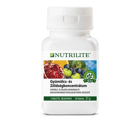 Amway Gyümölcs- és zöldségkoncentrátum NUTRILITE™ 60 tabletta