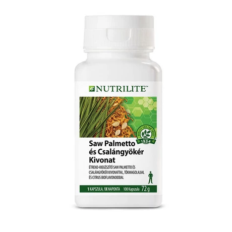 Amway Saw Palmetto és csalángyökér étrend-kiegészítő NUTRILITE™ 100 kapszula