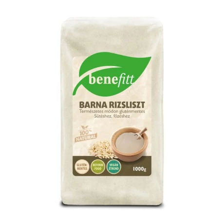 BENEFITT barna rizsliszt 1000g, Gluténmentes