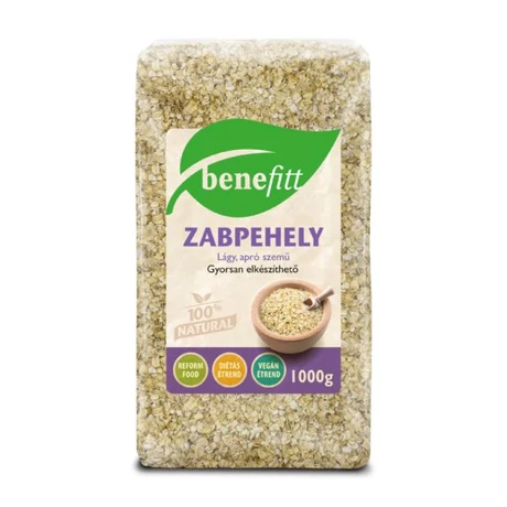 BENEFITT Zabpehely lágy apró szemű 1000g