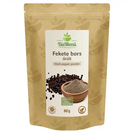 BioMenü BIO FEKETE BORS őrölt 60 g