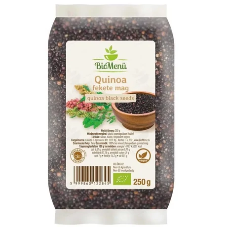 BioMenü BIO QUINOA fekete mag 250 g